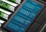 Kroviklis LCD Ultra Fast Varta talpos matavimas + 4xAA 2400mAh