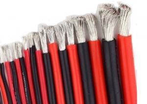 Silikoninės vielos kabelio varinė šerdis 2,5 mm2 raudona