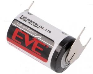 Baterija EVE ER14250 3.6V 1/2AA LS14250 1x2 su kontaktais