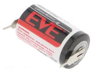 Baterija ER14250 EVE 3.6V 1/2AA LS14250 plokštelės 1x1
