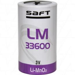 Baterija LM33600 Saft 3.0V 13.4Ah D didelė srovė