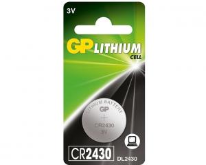 Baterija CR2430 GP Battery 3V DL2430 B1