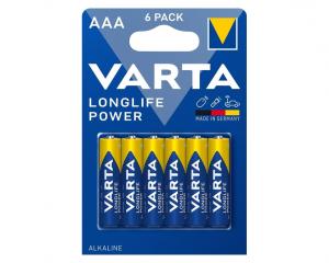 Baterija LR03 Varta Longlife Power 1.5V AAA MN2400 B6