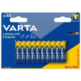Baterija LR03 Varta Longlife Power 1.5V AAA MN2400 B16+4