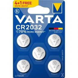 Baterija CR2032 Varta 3.0V B4+1