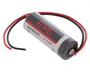 Baterija ER18505 EVE 3.6V A LS17500 su laidais