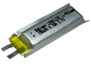 LP601235 190mAh 0.7Wh Li-Polymer 3.7V