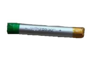 Akumuliatorius L75530 200mAh Li-Polymer 3.7V 7.7x53mm