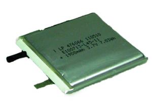LP476066 1900mAh 7.0Wh Li-Polymer 3.7V 4.7x60x59mm