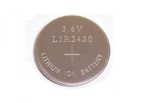 LIR2430 70mAh 0.2Wh Li-Ion 3.6V 24.5x3mm