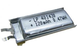 LP401430 120mAh 0.4Wh Li-Polymer 3.7V 4x14x30mm