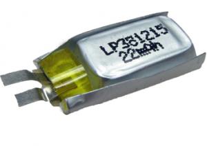 LP381215H 22mAh Li-Polymer 3.7V 3.8x12x15mm