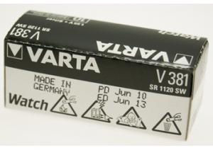 BateriJa 381 Varta 49mAh 1.55V AG8 SR55 SR1120SW