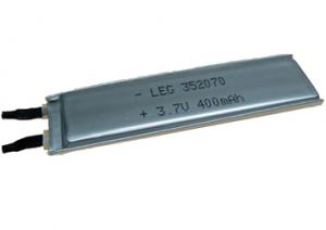 LP352070 400mAh 1.5Wh Li-Polymer 3.7V 3.5x20x70mm