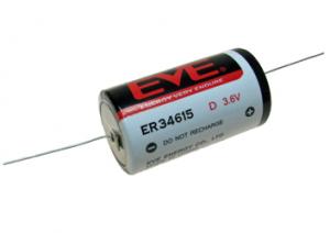Baterija ER34615 EVE 3.6V D LS33600 SL-780 laidai